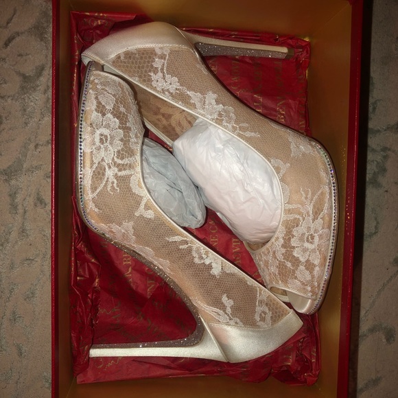 Rene Caovilla Shoes - Wedding shoes . Designer pumps !